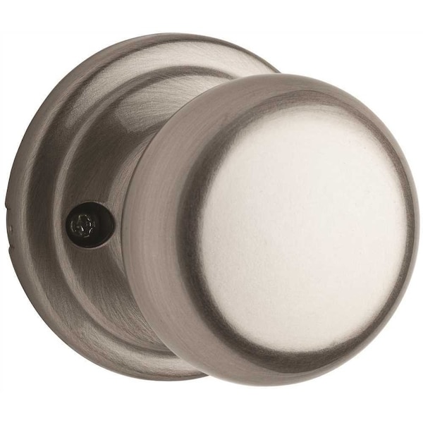 Kwikset Hancock Satin Nickel Passage Hall/Closet Door Knob 720H 15 6AL RCS - main